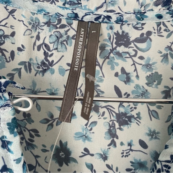 Anthropologie Ruffle Swing Floral Romper - Picture 4 of 6